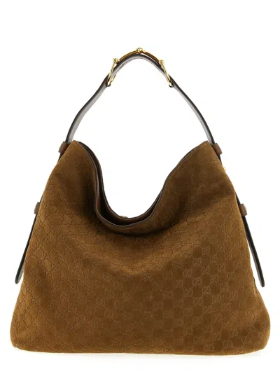 Gucci Beatrix Shoulder Bags Brown