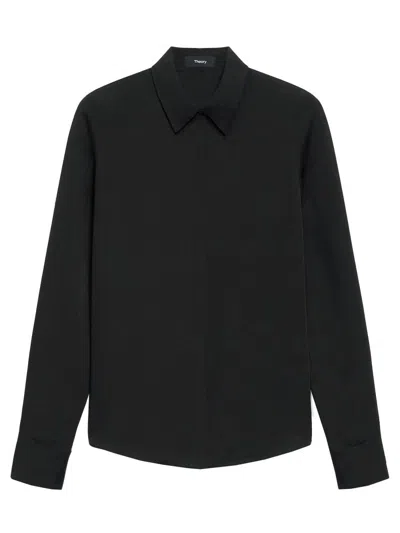 Theory Slim Fit Shirt In Black