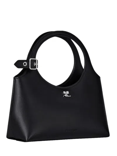 Courrèges Courrges Mini Holy Day Handbag In Black