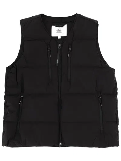Pyrenex Zip-up Sleeveless Gilet In Black