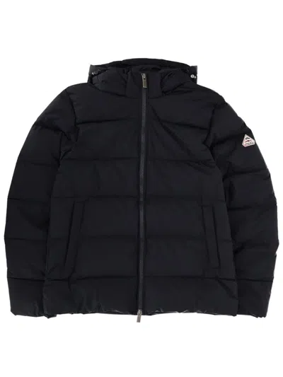 Pyrenex Hooded Quilted Jacket For All Seasons In Blue