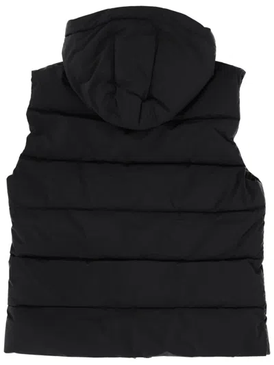 Pyrenex Hooded Padded Jacket For Cold Weather In Black