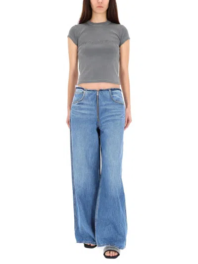 Alexander Wang Denim Regencotton Jeans In Blue