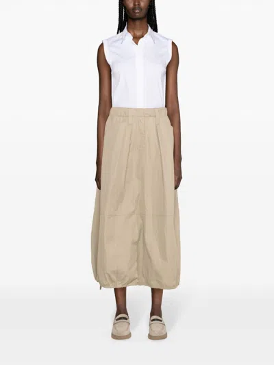 Brunello Cucinelli Cotton Shirt In White