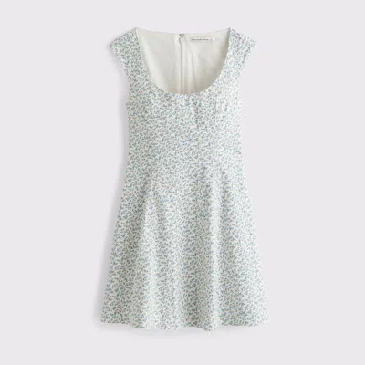 Abercrombie & Fitch The A&f Mila Cap Sleeve Mini Dress In White