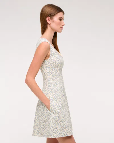 Abercrombie & Fitch The A&f Mila Cap Sleeve Mini Dress In White