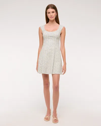 Abercrombie & Fitch The A&f Mila Cap Sleeve Mini Dress In White