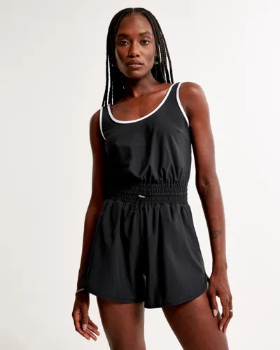 Abercrombie & Fitch Traveler Romper In Black