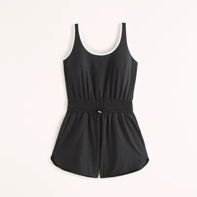 Abercrombie & Fitch Traveler Romper In Black