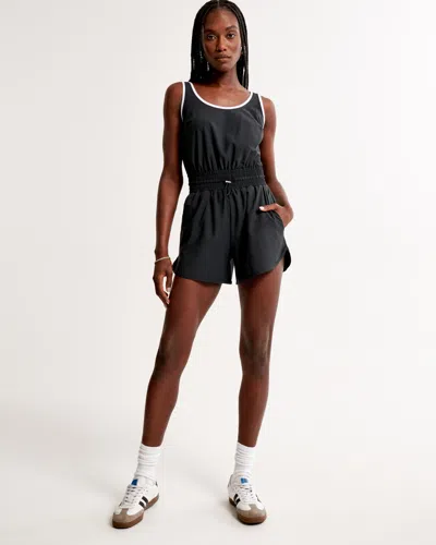 Abercrombie & Fitch Traveler Romper In Black