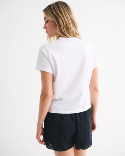 Abercrombie & Fitch Short-sleeve Diet Coke Graphic Skimming Tee In White