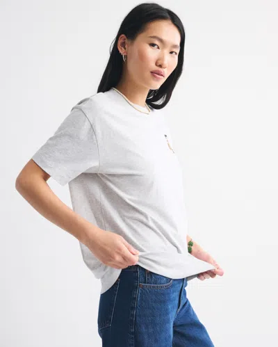 Abercrombie & Fitch Oversized Peanuts Graphic Tee In White