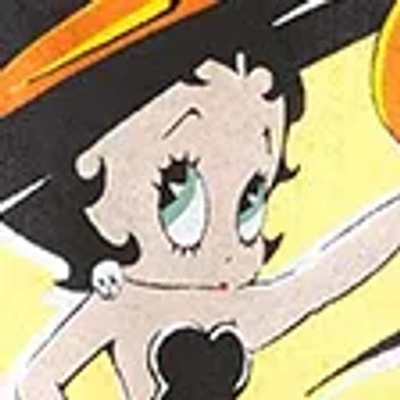 Abercrombie & Fitch Short-sleeve Betty Boop Graphic Skimming Tee In Gray