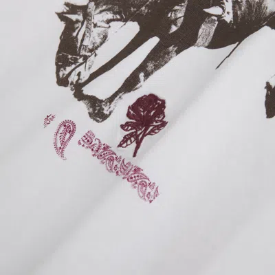 Abercrombie & Fitch Oversized Rodeo Graphic Tee In White