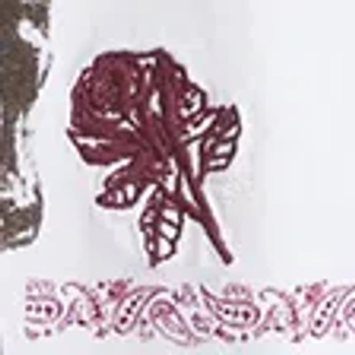 Abercrombie & Fitch Oversized Rodeo Graphic Tee In White