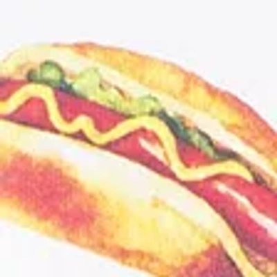 Abercrombie & Fitch Short-sleeve Food Graphic Relaxed Tee In White