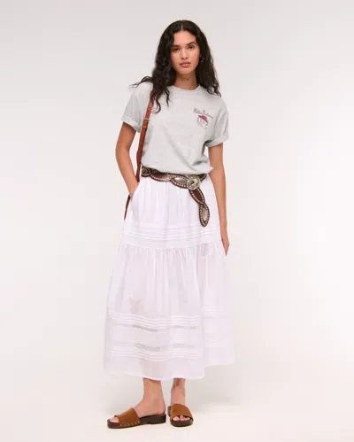 Abercrombie & Fitch Oversized Willie Nelson Graphic Tee In Gray