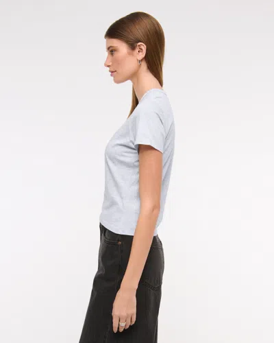 Abercrombie & Fitch Short-sleeve Diet Coke Graphic Skimming Tee In Gray