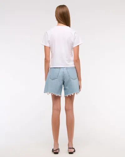 Abercrombie & Fitch Short-sleeve Bloody Mary Graphic Skimming Tee In White