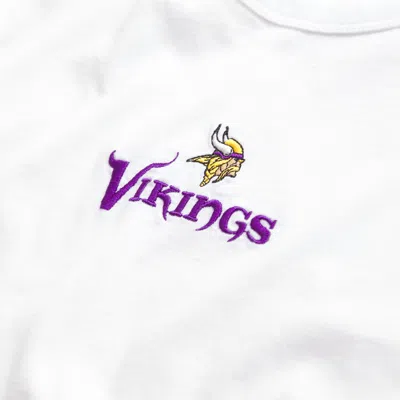 Abercrombie & Fitch Short-sleeve Minnesota Vikings Graphic Skimming Tee In White