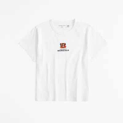 Abercrombie & Fitch Short-sleeve Cincinnati Bengals Graphic Skimming Tee In Multi