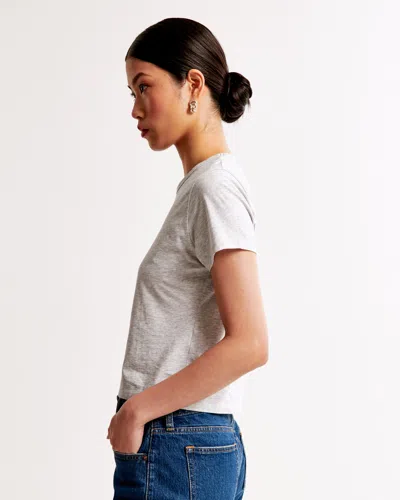 Abercrombie & Fitch Short-sleeve Detroit Lions Graphic Skimming Tee In Gray