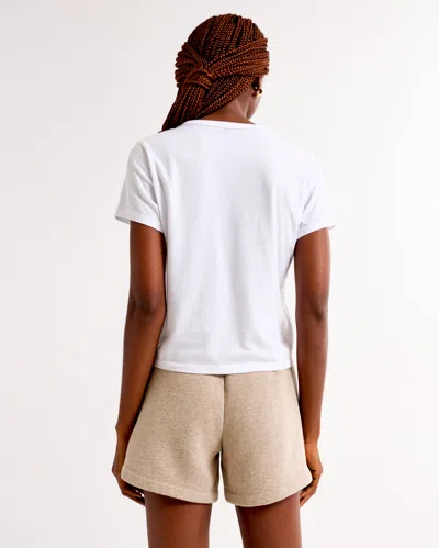 Abercrombie & Fitch Short-sleeve Ramen Graphic Skimming Tee In White