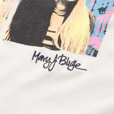 Abercrombie & Fitch Oversized Mary J. Blige Graphic Tee In White