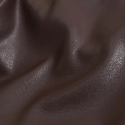 Abercrombie & Fitch Curve Love High Rise 90s Relaxed Vegan Leather Pant In Brown