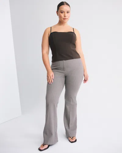 Abercrombie & Fitch Curve Love A&f Forme Bootcut Pant In Animal Print