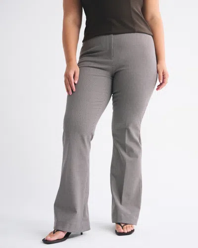 Abercrombie & Fitch Curve Love A&f Forme Bootcut Pant In Animal Print