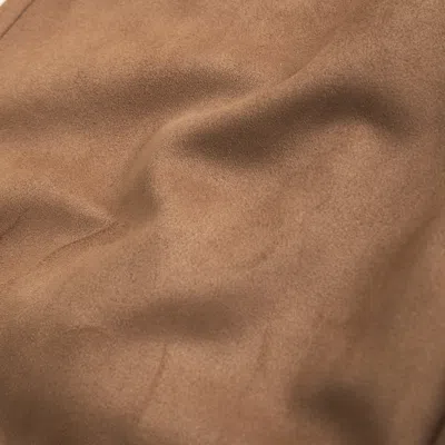 Abercrombie & Fitch High Rise 90s Relaxed Vegan Suede Pant In Brown