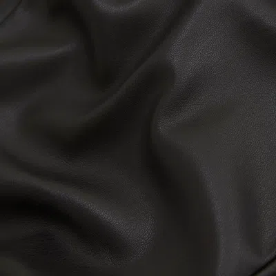 Abercrombie & Fitch High Rise Slim Boot Vegan Leather Pant In Black