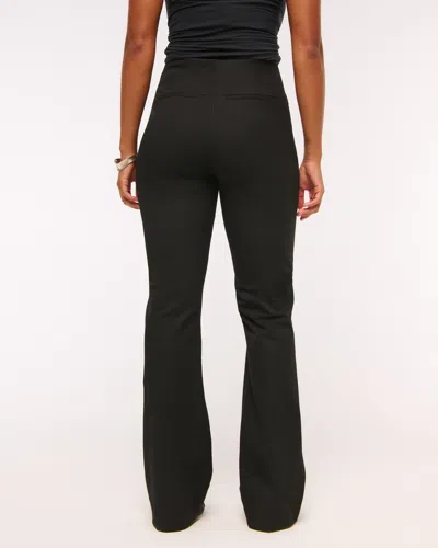 Abercrombie & Fitch Curve Love A&f Forme Bootcut Pant In Black