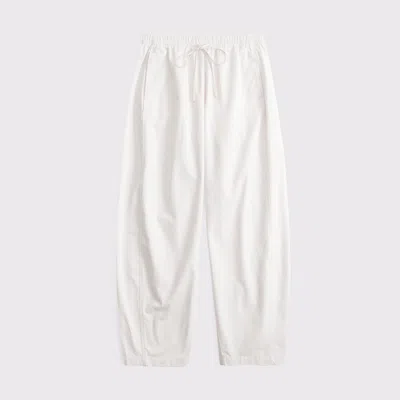 Abercrombie & Fitch Barrel Pull-on Pant In White