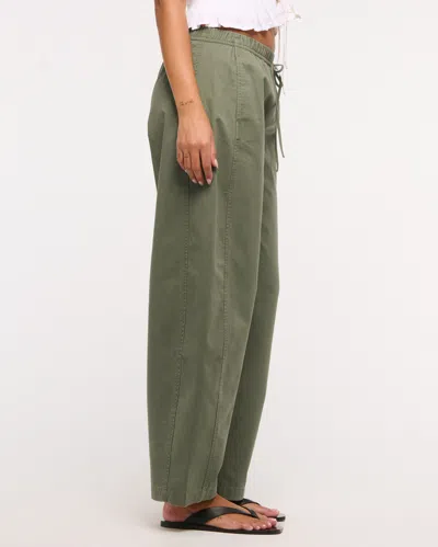 Abercrombie & Fitch Barrel Pull-on Pant In Green