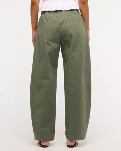 Abercrombie & Fitch Barrel Pull-on Pant In Green