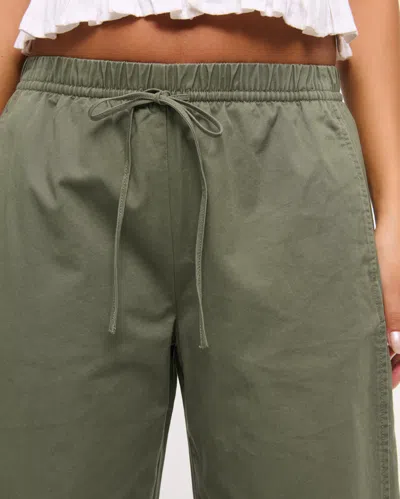 Abercrombie & Fitch Barrel Pull-on Pant In Green