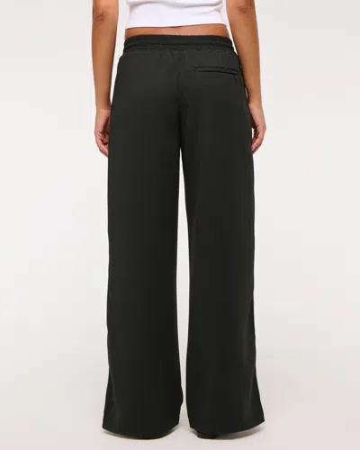 Abercrombie & Fitch Pull-on Track Pant In Black