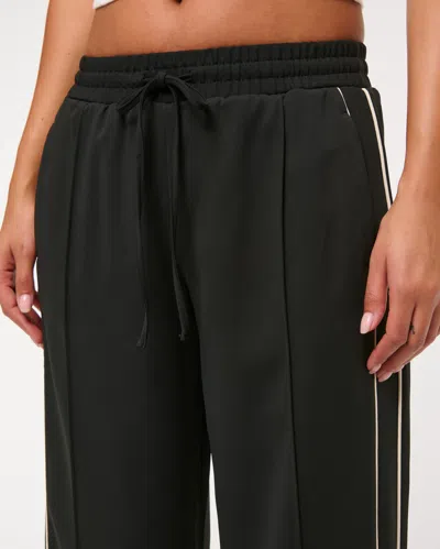 Abercrombie & Fitch Pull-on Track Pant In Black