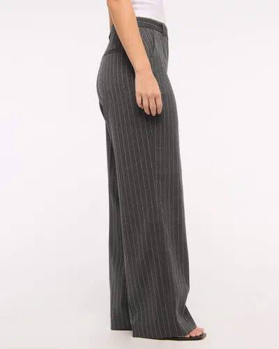 Abercrombie & Fitch Curve Love Tailored Wide Leg Pant In Multi