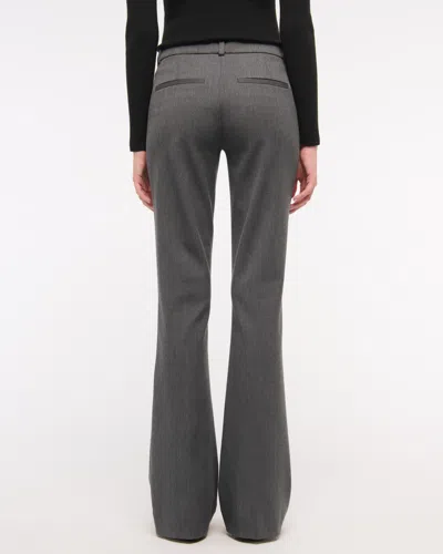 Abercrombie & Fitch Low Rise Stretch Slim Boot Pant In Gray