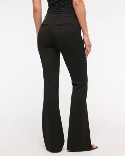 Abercrombie & Fitch Low Rise Stretch Slim Boot Pant In Black