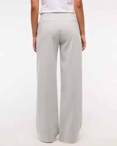 Abercrombie & Fitch A&f Sloane Tailored Wide Leg Pant In Neutral