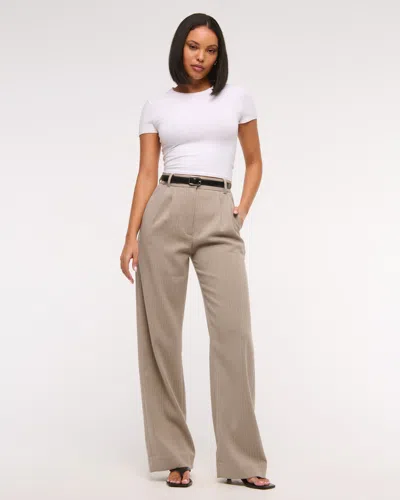 Abercrombie & Fitch A&f Sloane Tailored Wide Leg Pant