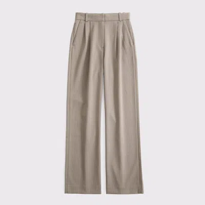 Abercrombie & Fitch A&f Sloane Tailored Wide Leg Pant