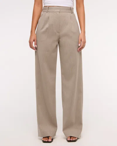 Abercrombie & Fitch A&f Sloane Tailored Wide Leg Pant
