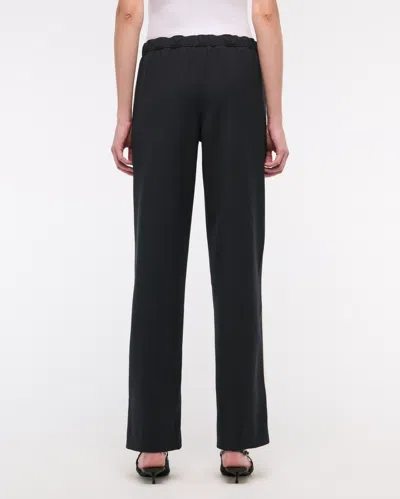 Abercrombie & Fitch Side Stripe Pull-on Pant In Black