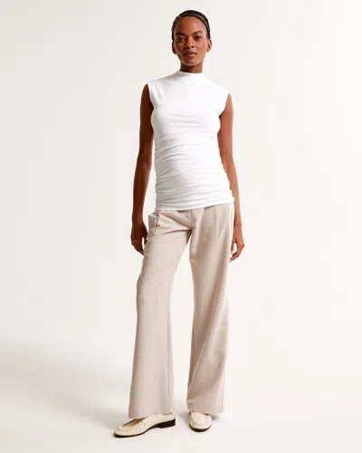 Abercrombie & Fitch Maternity A&f Sloane Tailored Pant In Brown