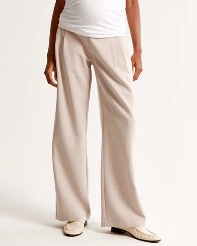 Abercrombie & Fitch Maternity A&f Sloane Tailored Pant In Brown